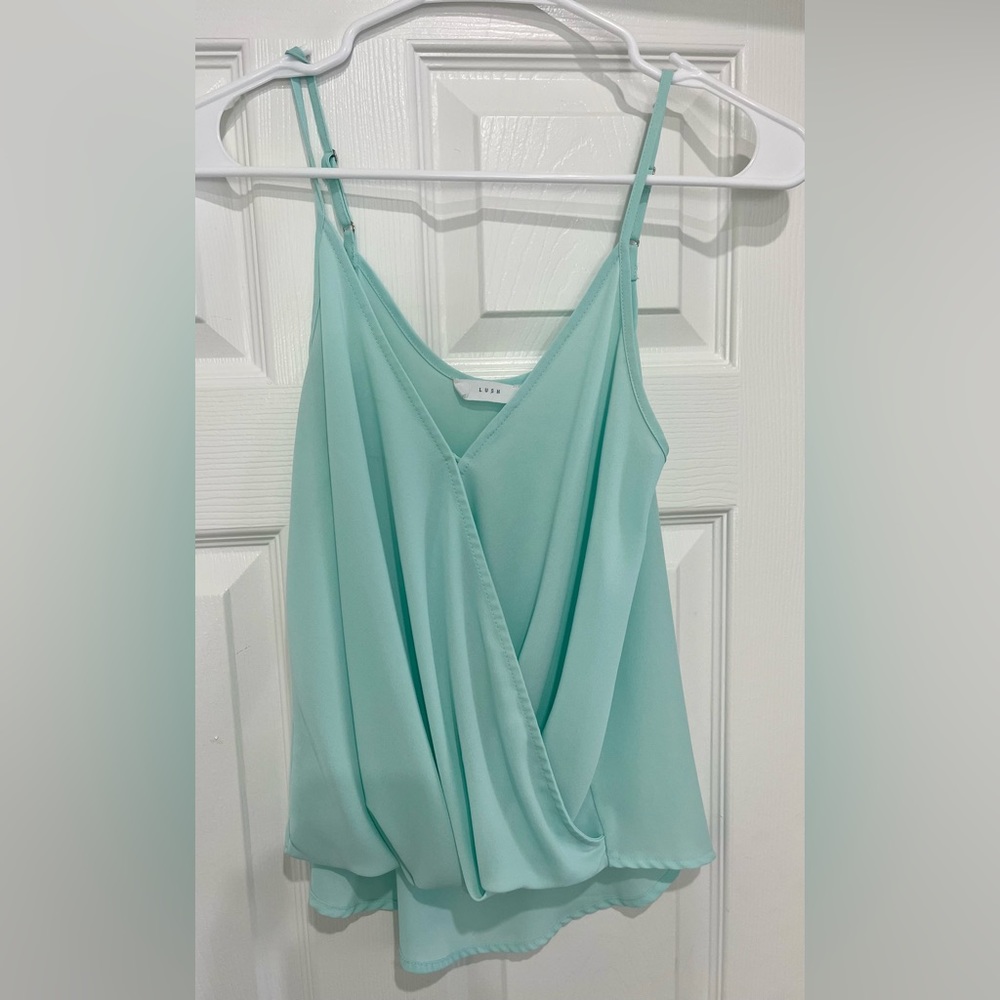 LUSH tank, size S, aqua
